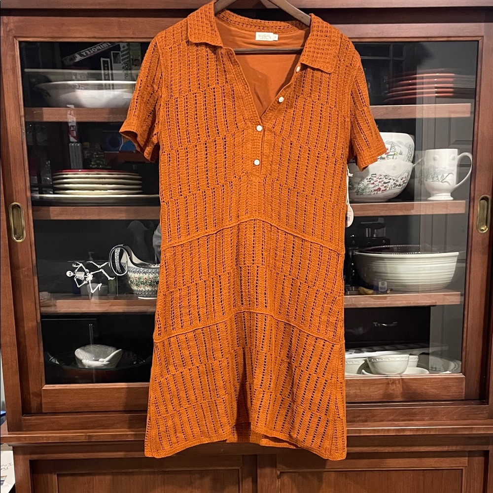 Spartina 449 Burnt Orange Knit Top